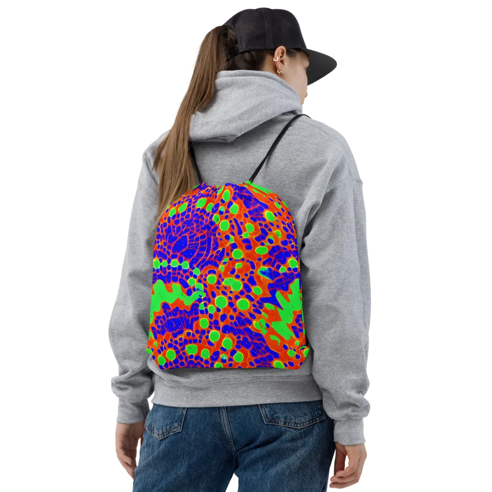 Solar Shock on Drawstring Bag — Front