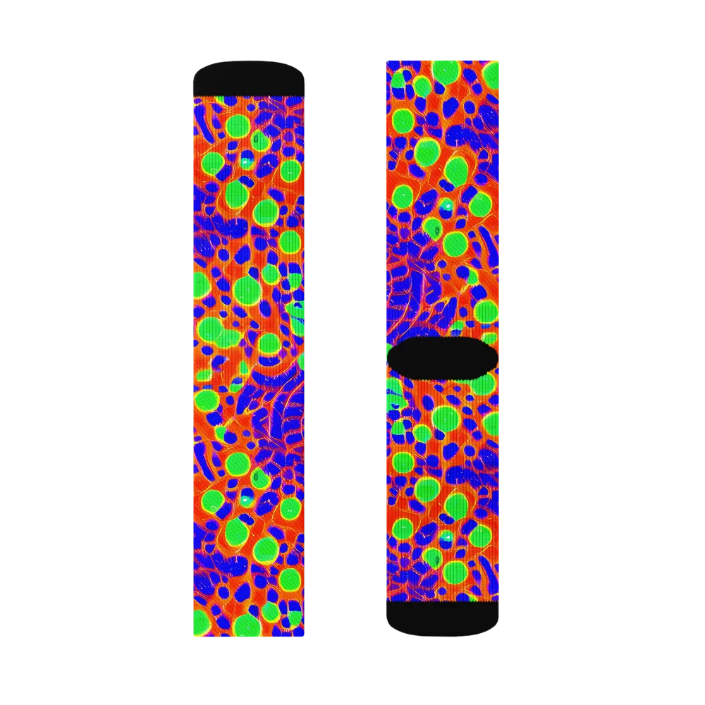 Solar Shock on Socks — Right Sock