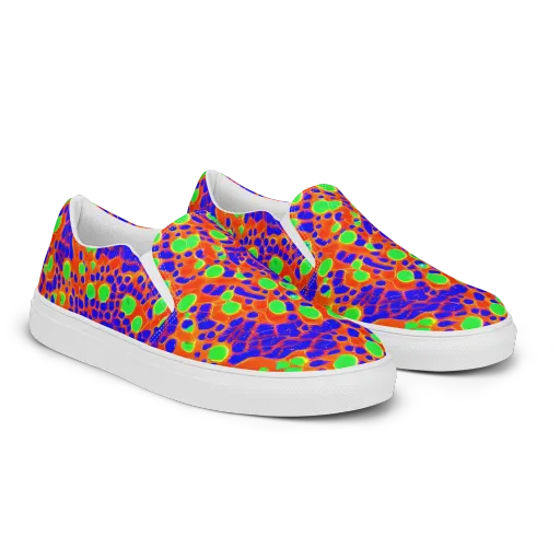 Solar Shock on a Women's Slip-On Canvas Shoes