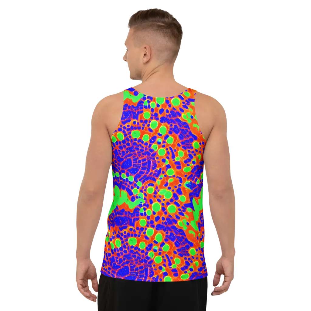 Solar Shock on Men's Tank Top — Back