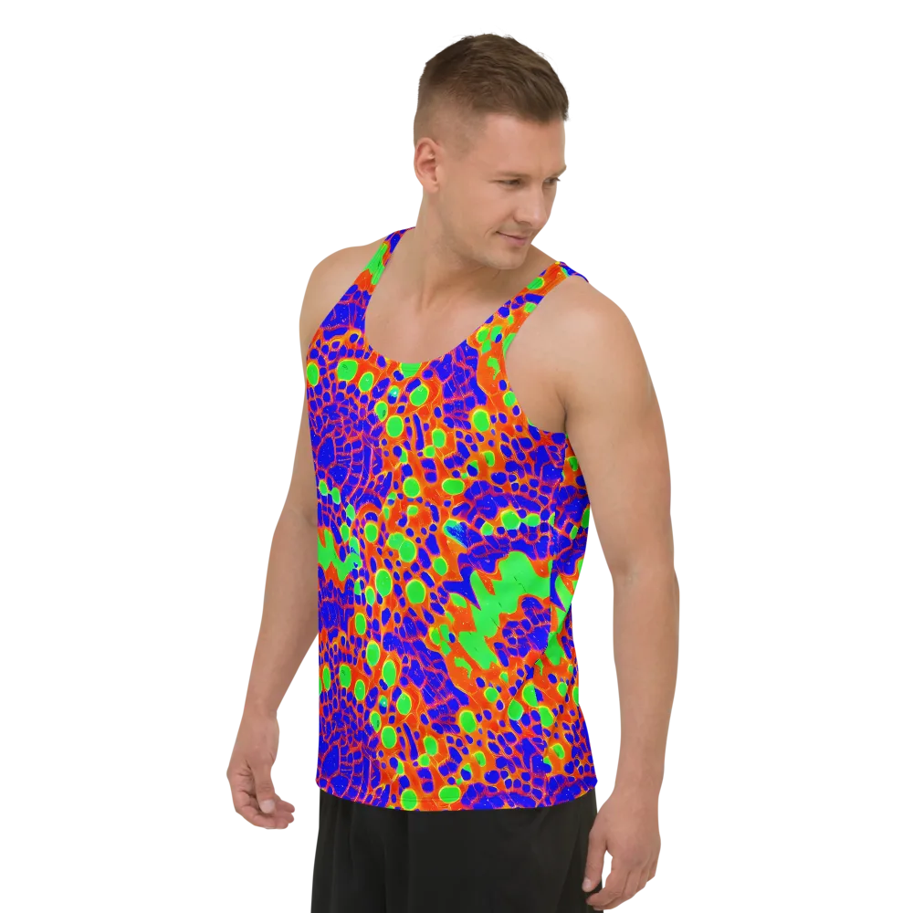 Solar Shock on Men's Tank Top — Left Front