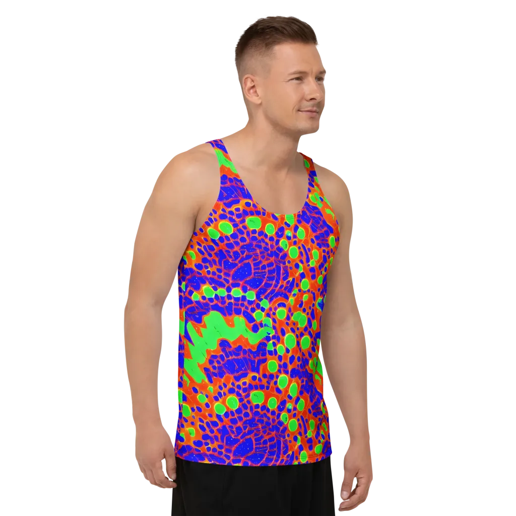 Solar Shock on Men's Tank Top — Right Front