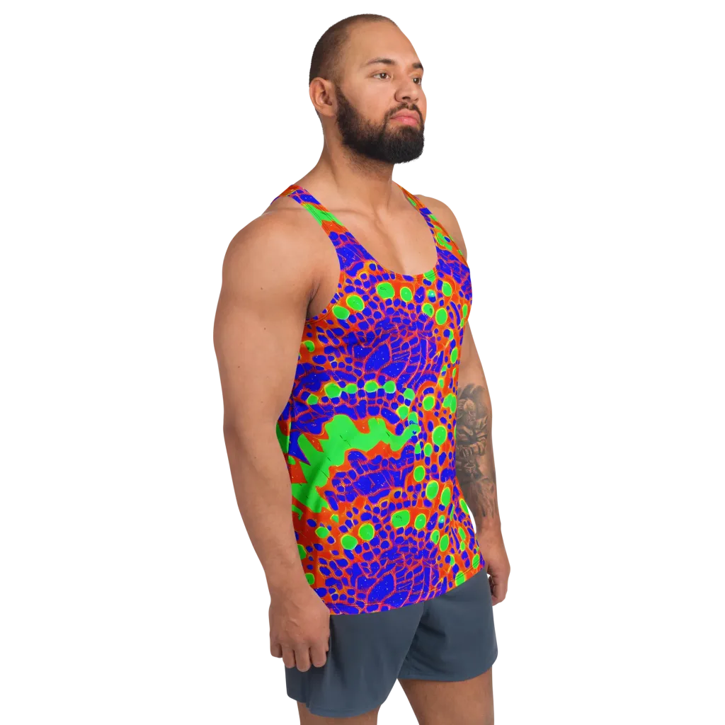 Solar Shock on Men's Tank Top — Right Front