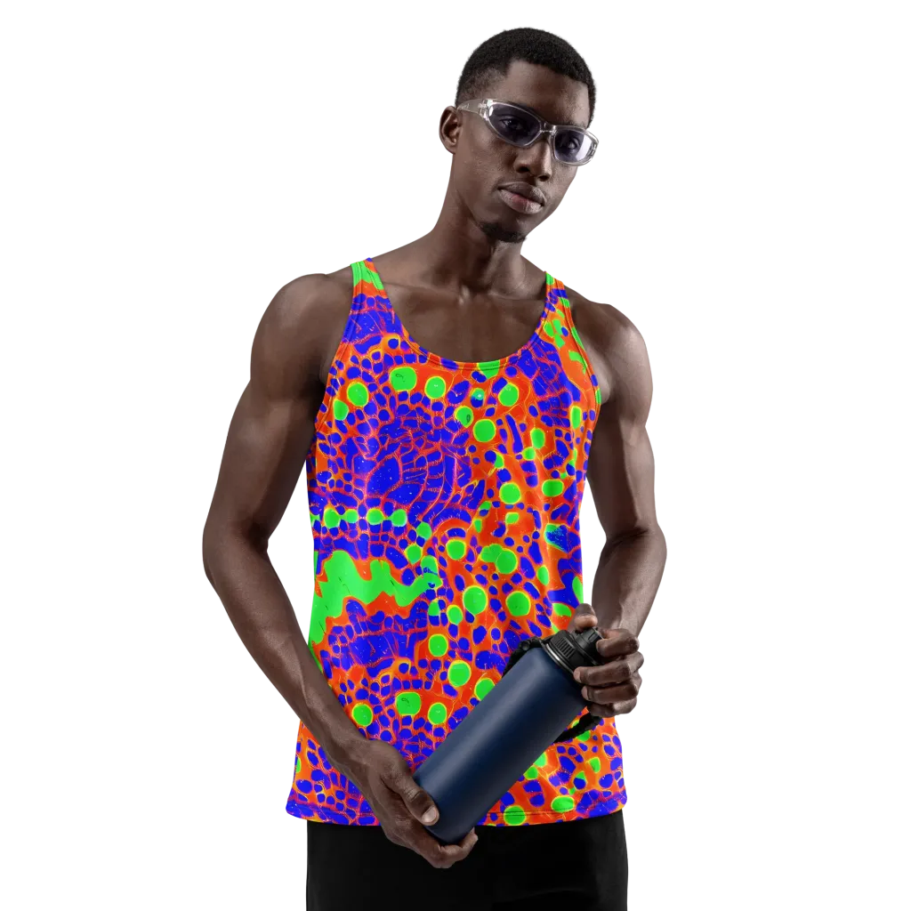 Solar Shock on Men's Tank Top — Front
