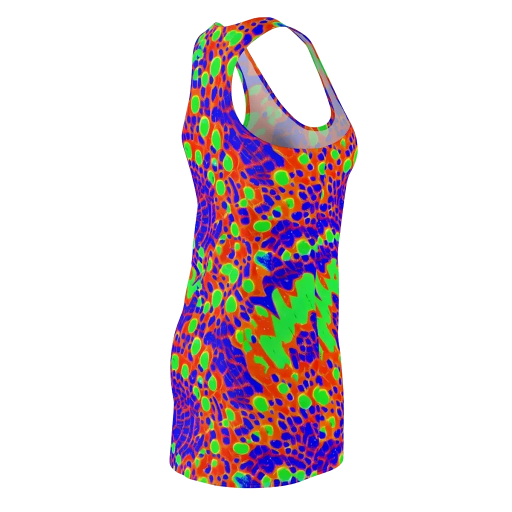 Solar Shock on Racerback Dress — Back Side