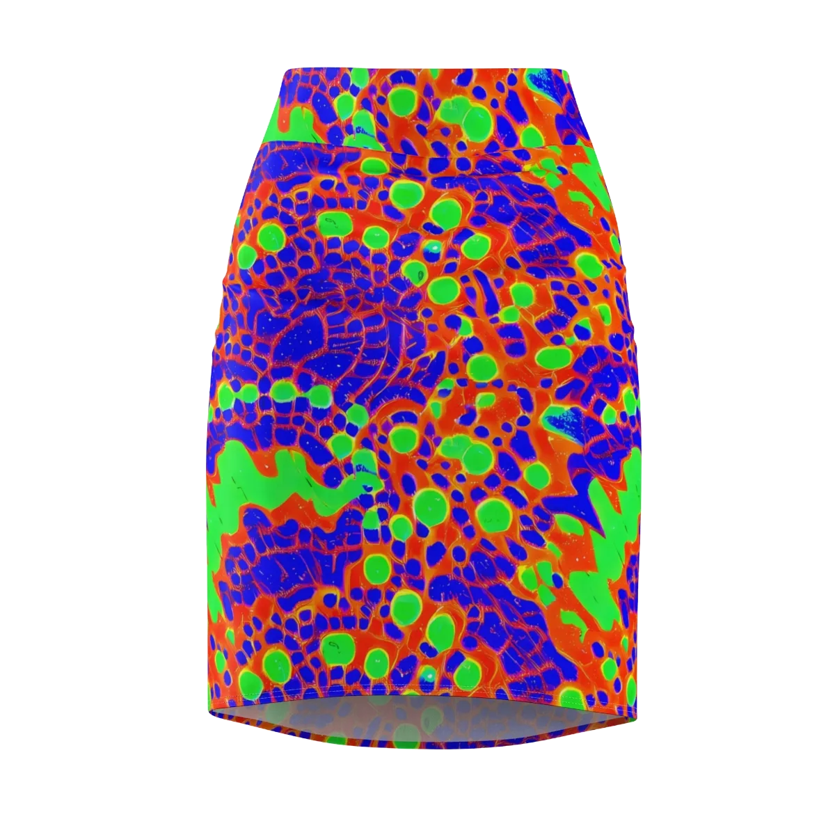Solar Shock on Pencil Skirt — Front