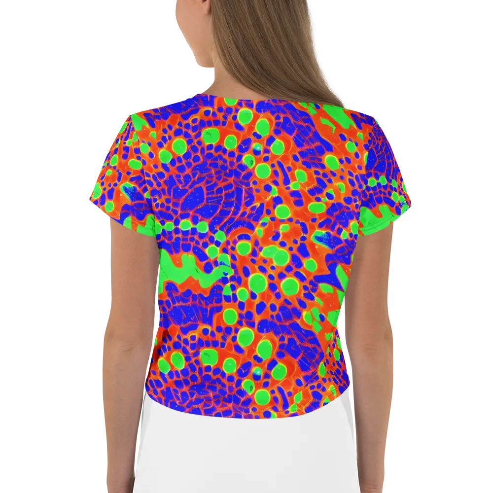 Solar Shock on Crop Tee — Back