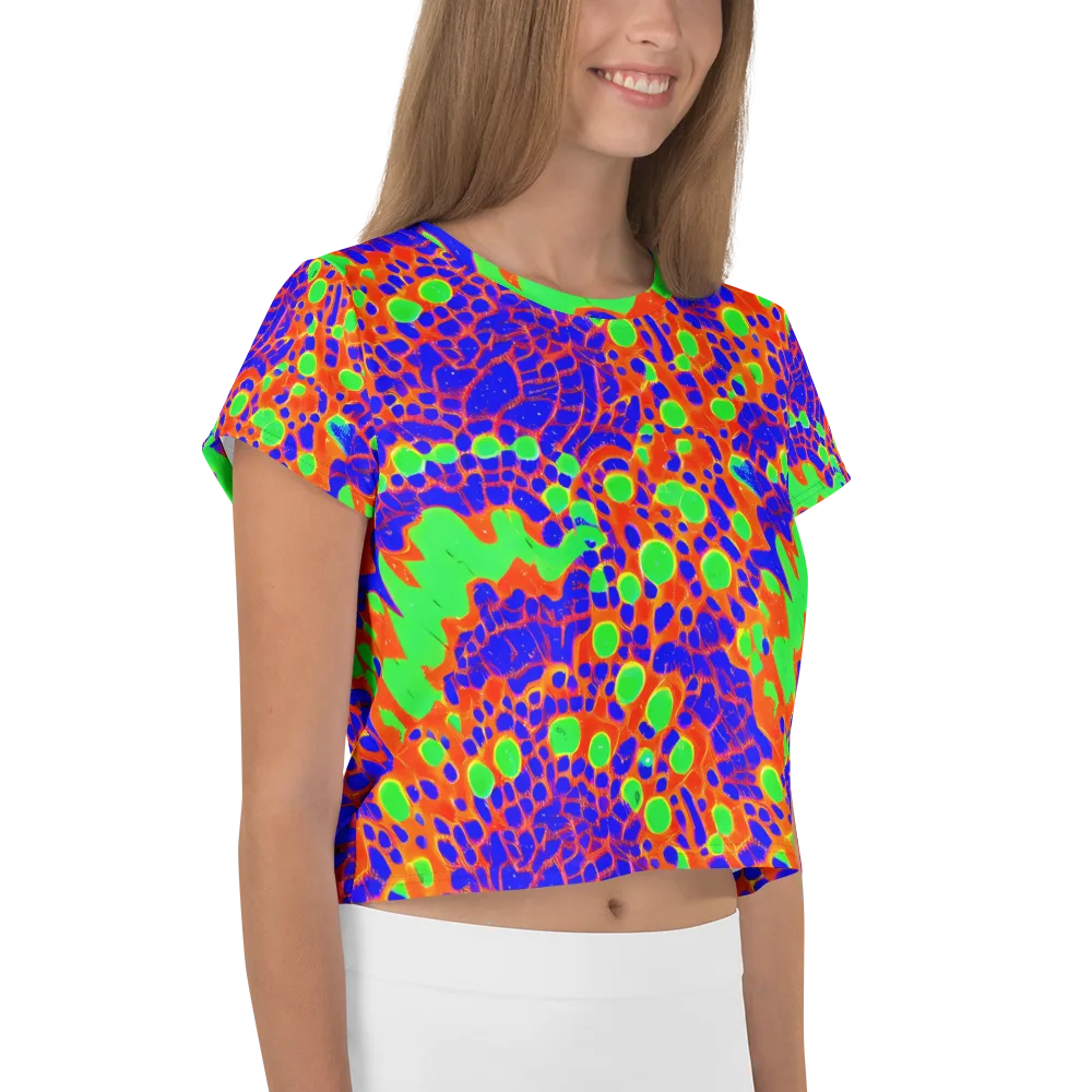 Solar Shock on Crop Tee — Right