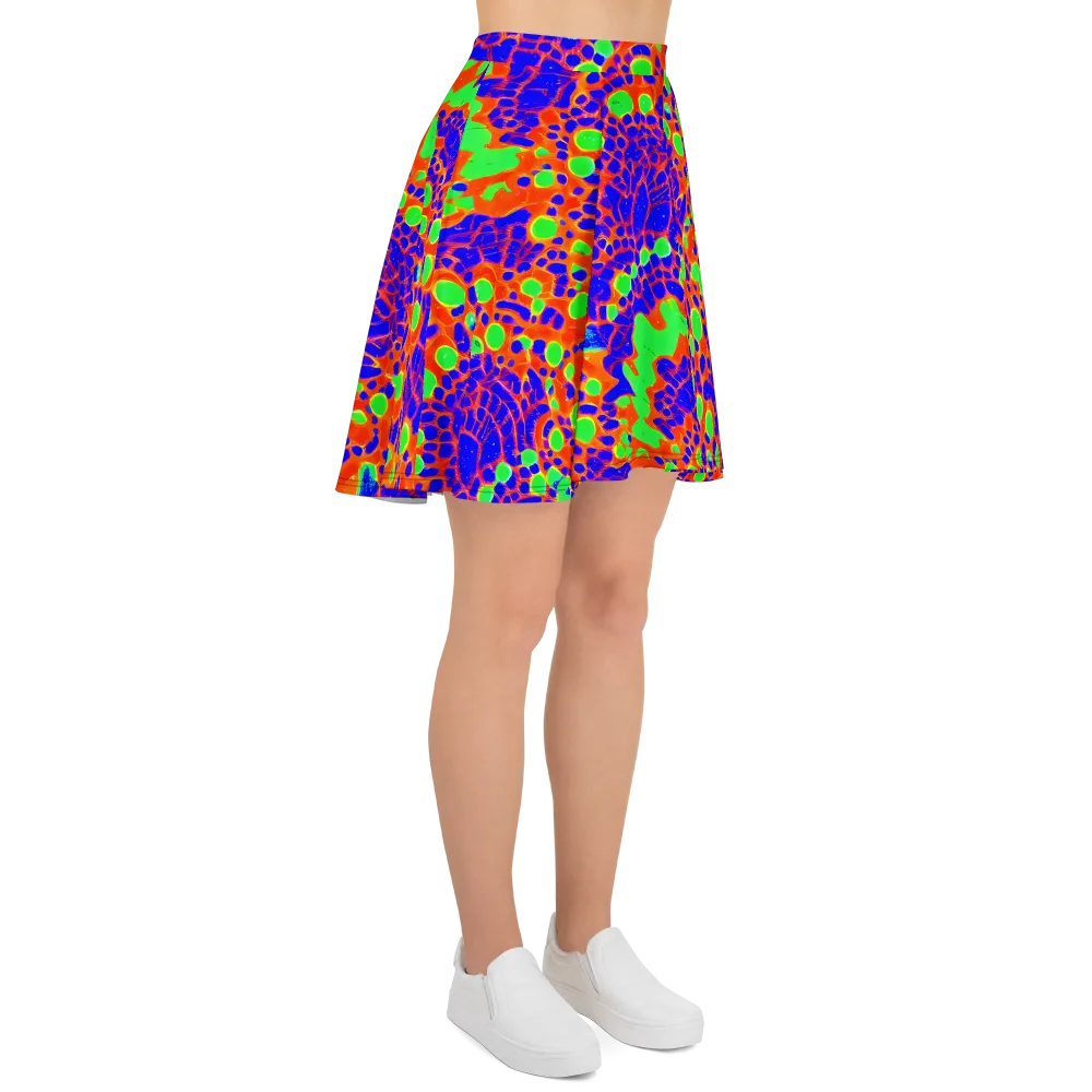 Solar Shock on Skater Skirt — Right