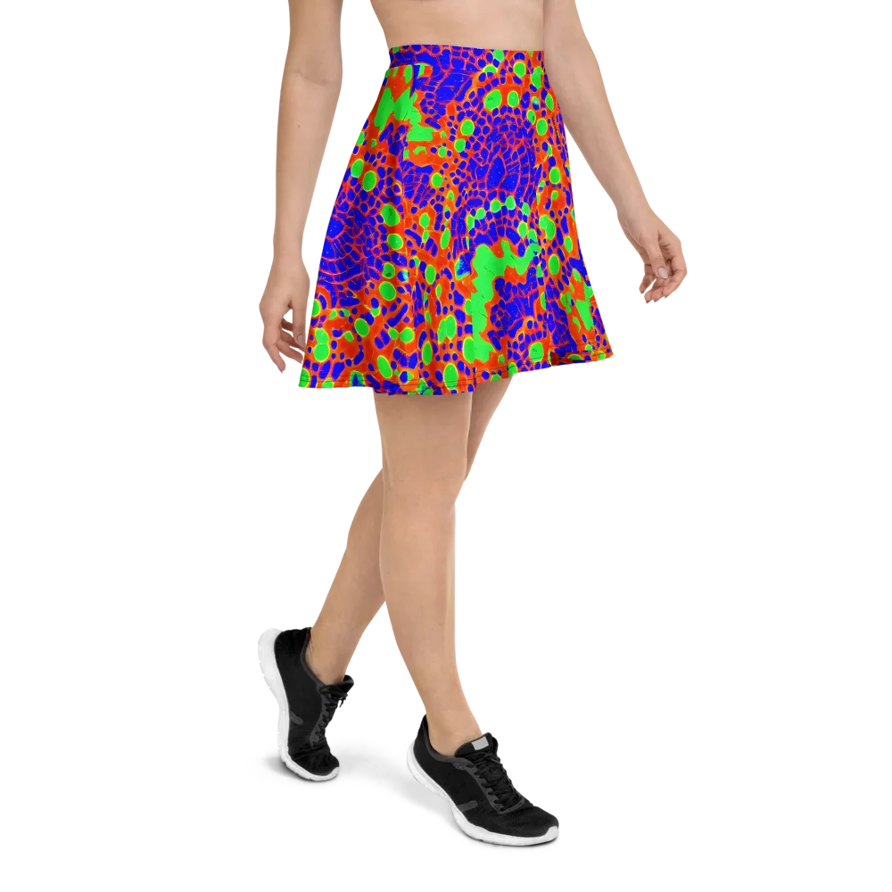 Solar Shock on Skater Skirt — Right
