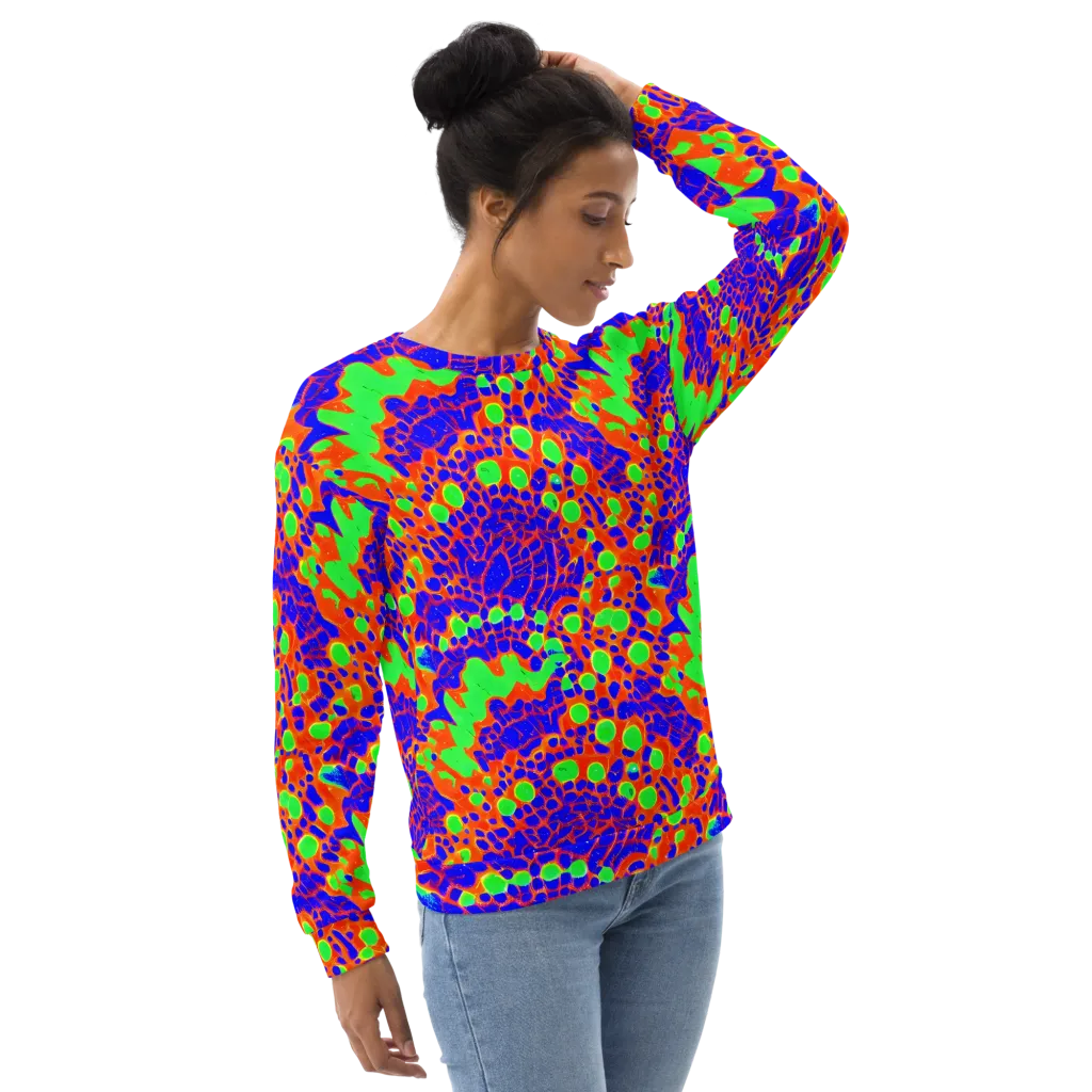 Solar Shock on Sweatshirt — Right Front