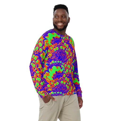 Solar Shock on a Sweatshirt