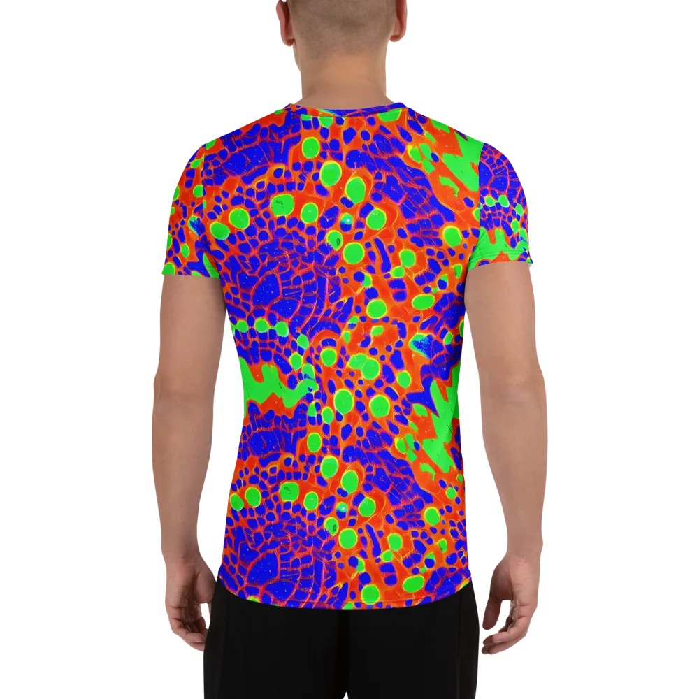 Solar Shock on Men's Athletic T-Shirt — Back