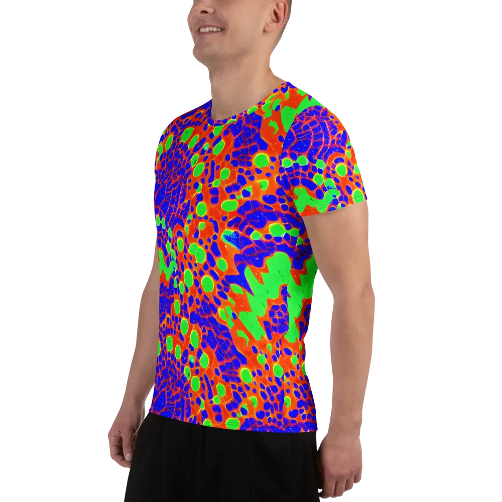 Solar Shock on Men's Athletic T-Shirt — Left