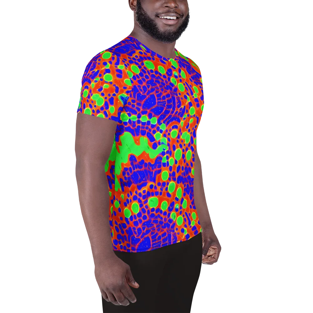 Solar Shock on Men's Athletic T-Shirt — Right