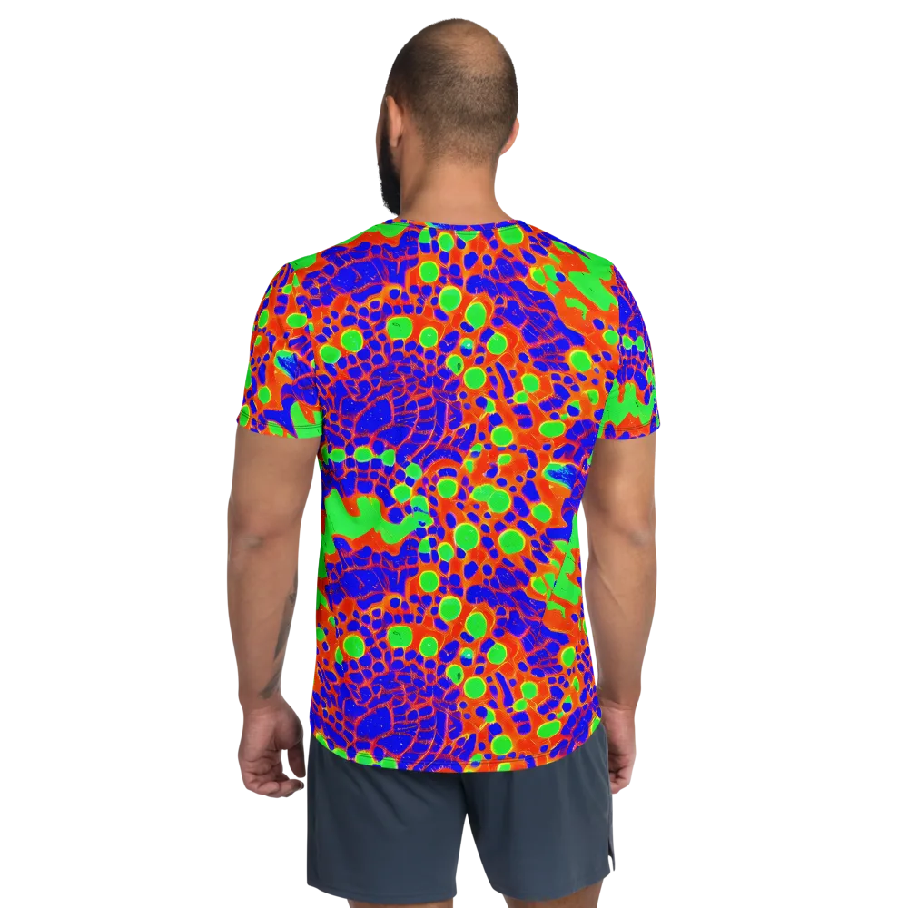 Solar Shock on Men's Athletic T-Shirt — Back