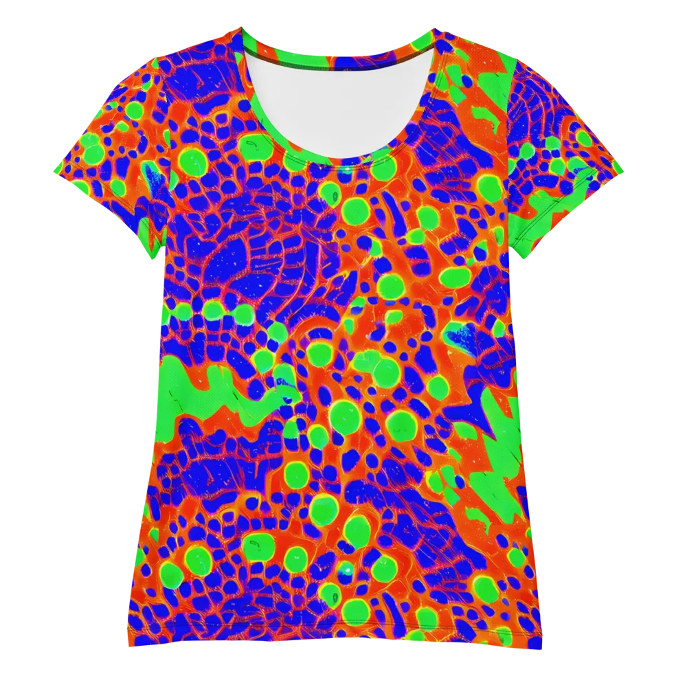 Solar Shock on Women's Athletic T-Shirt — Front