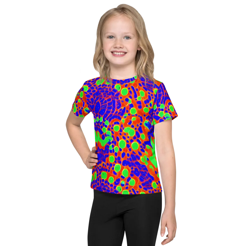 Solar Shock on Kids Crew Neck T-Shirt — Front