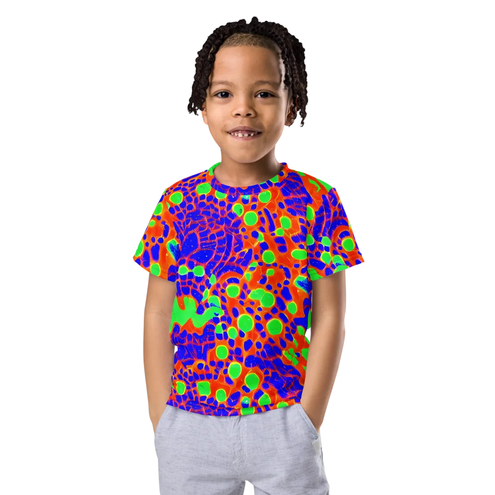 Solar Shock on Kids Crew Neck T-Shirt — Front