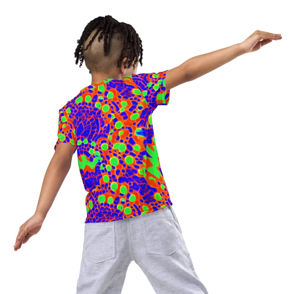 Solar Shock on Kids Crew Neck T-Shirt — Back