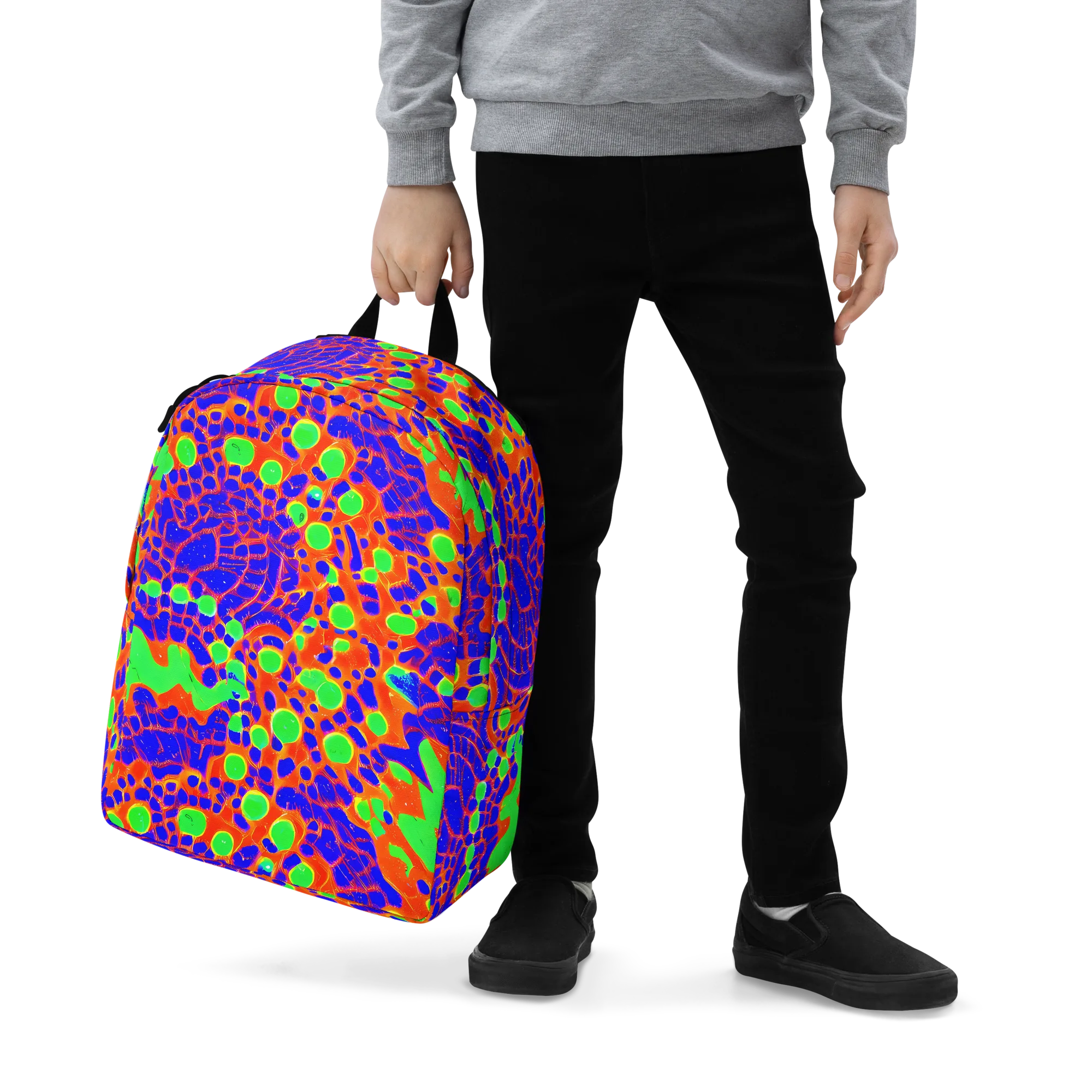 Solar Shock on Minimalist Backpack — Zoomed-in