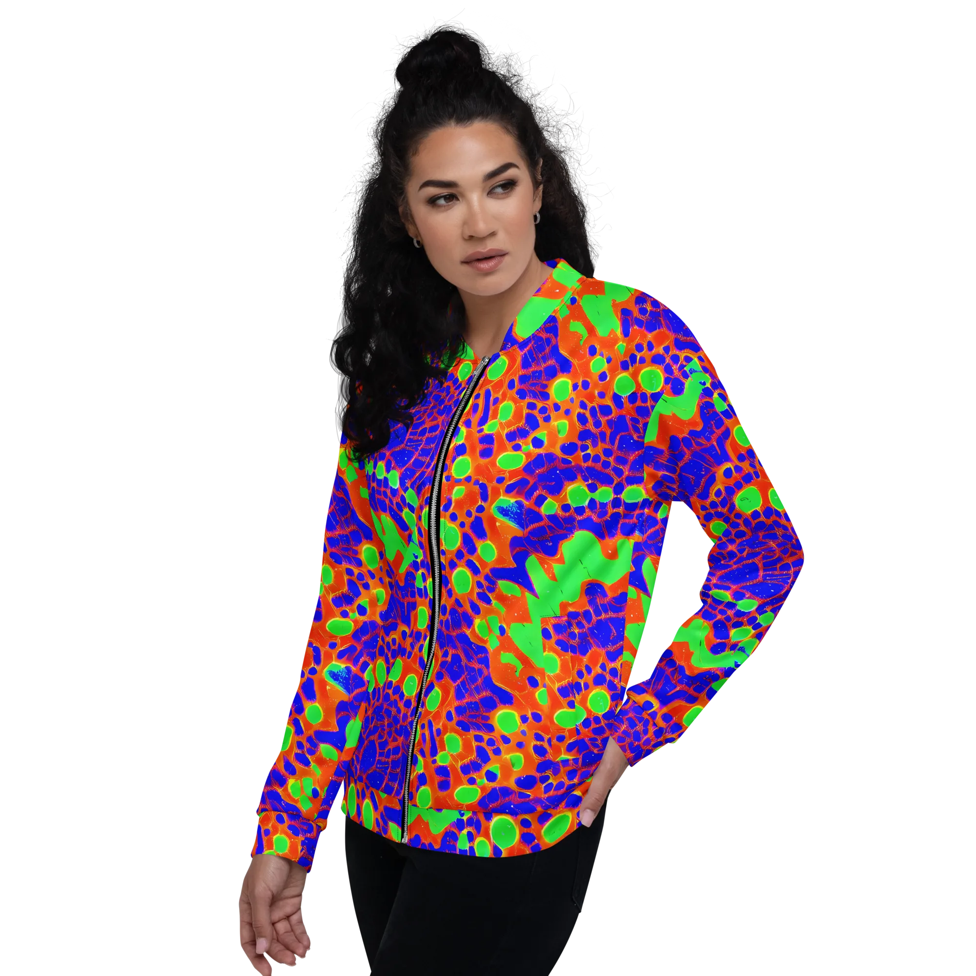 Solar Shock on Bomber Jacket — Left
