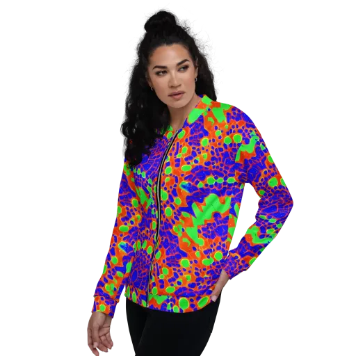Solar Shock on a Bomber Jacket