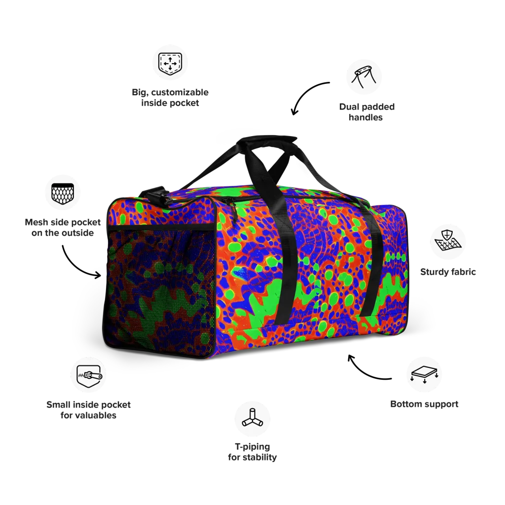 Solar Shock on Duffle Bag — Right Front