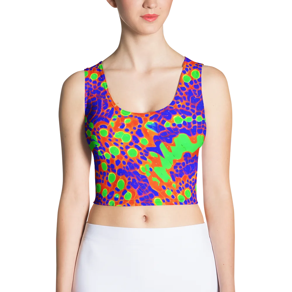 Solar Shock on Crop Top — Front