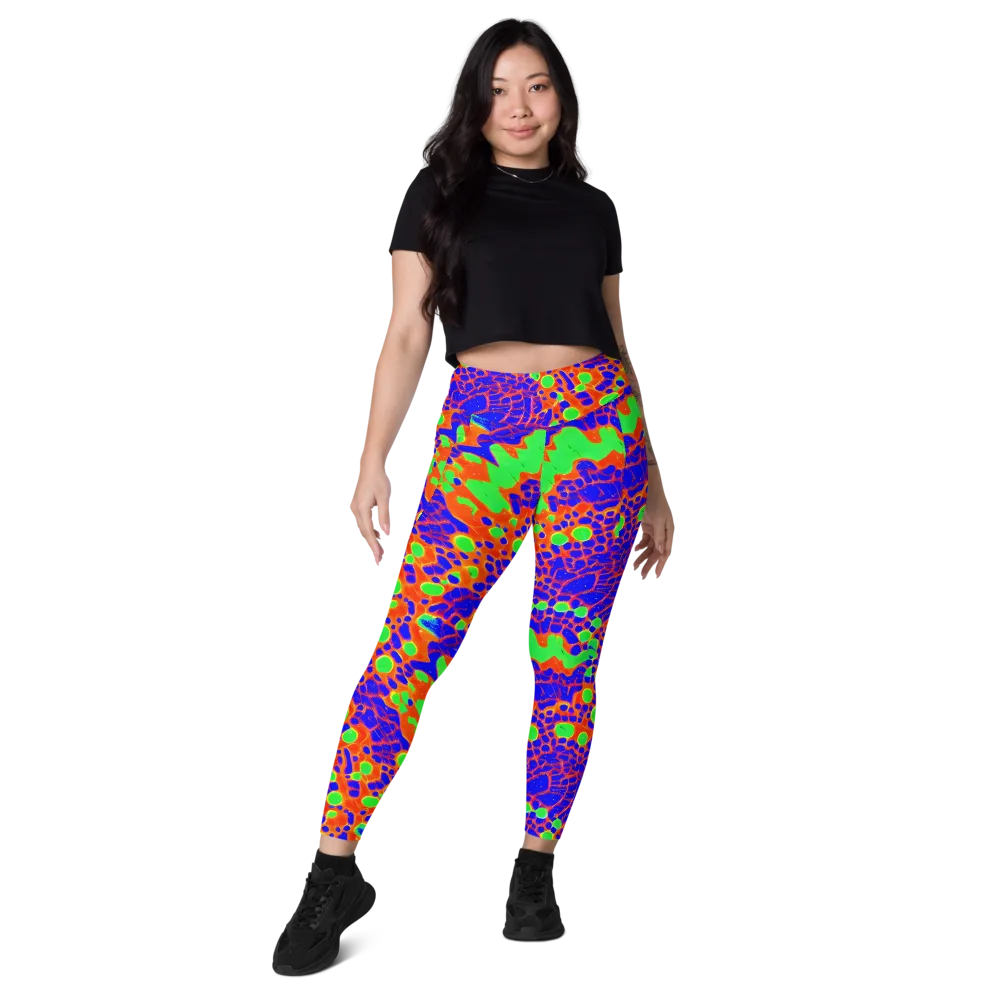 Solar Shock on Leggings with Pockets — Front