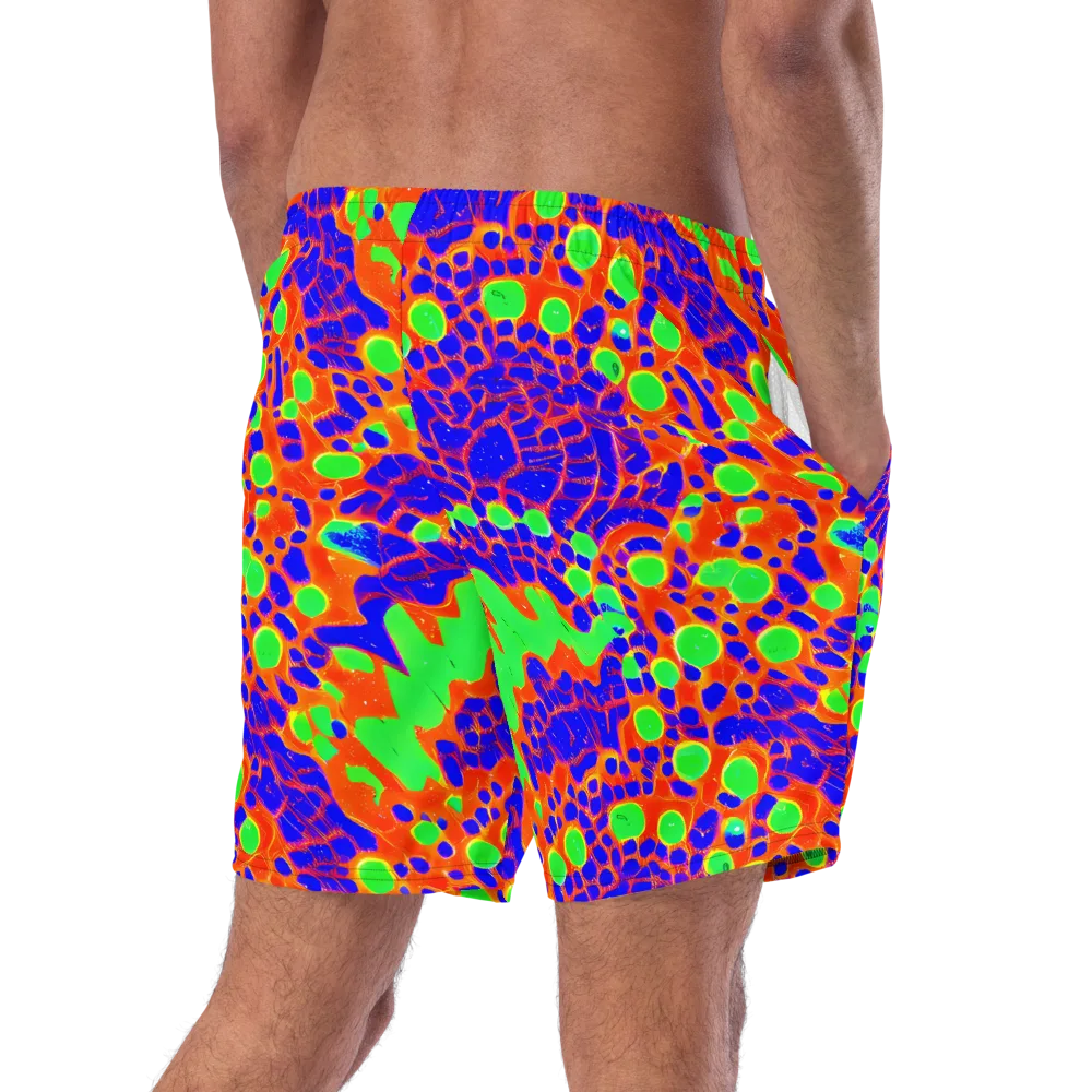 Solar Shock on Swim Trunks — Right Back