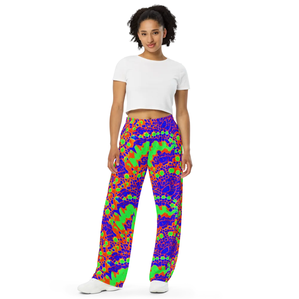 Solar Shock on Wide-Leg Pants — Front