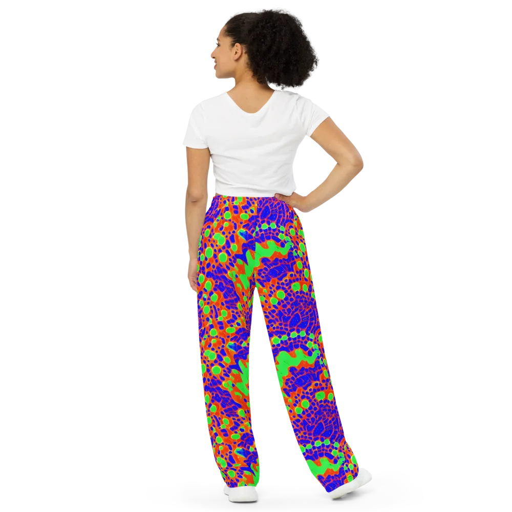 Solar Shock on Wide-Leg Pants — Back