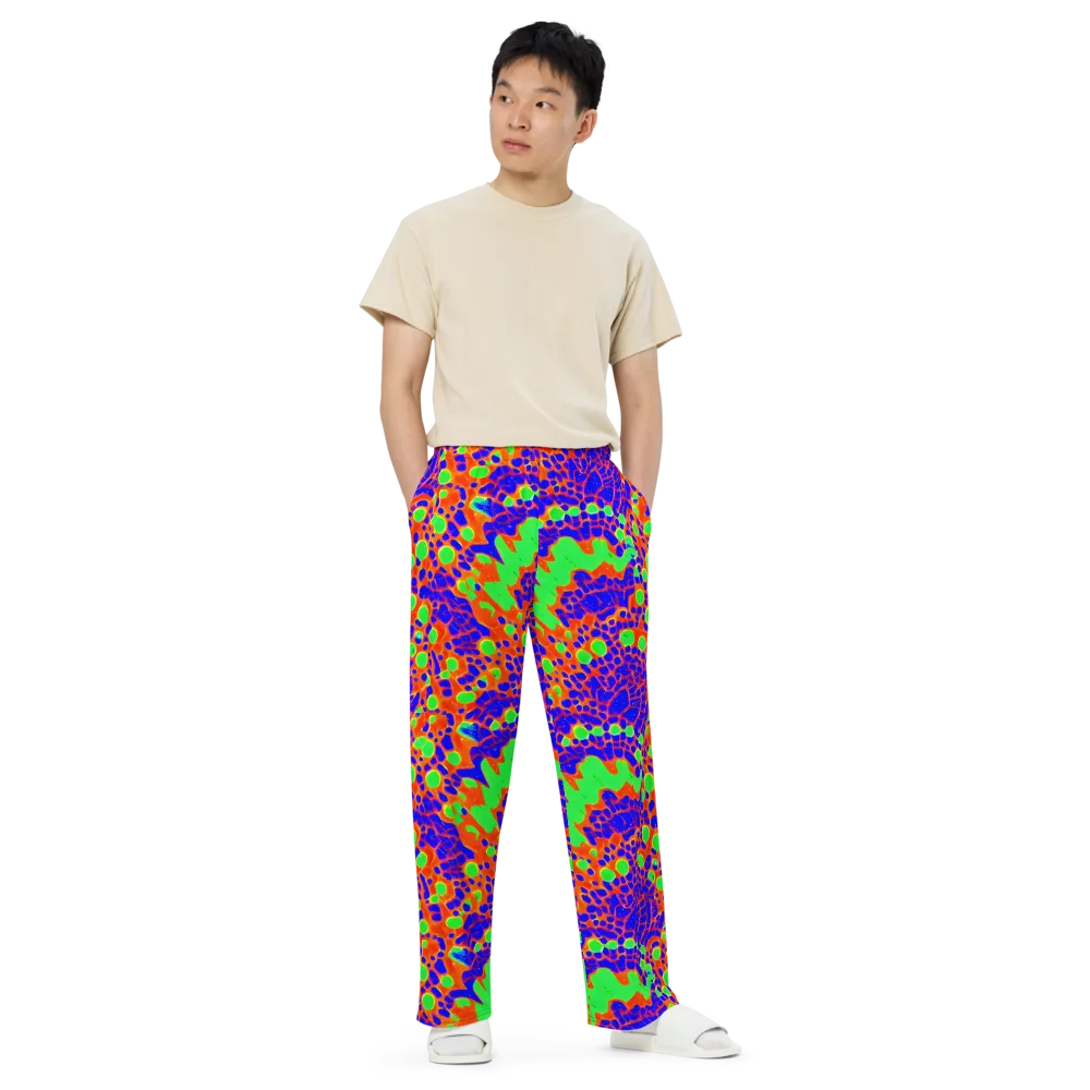 Solar Shock on Wide-Leg Pants — Front