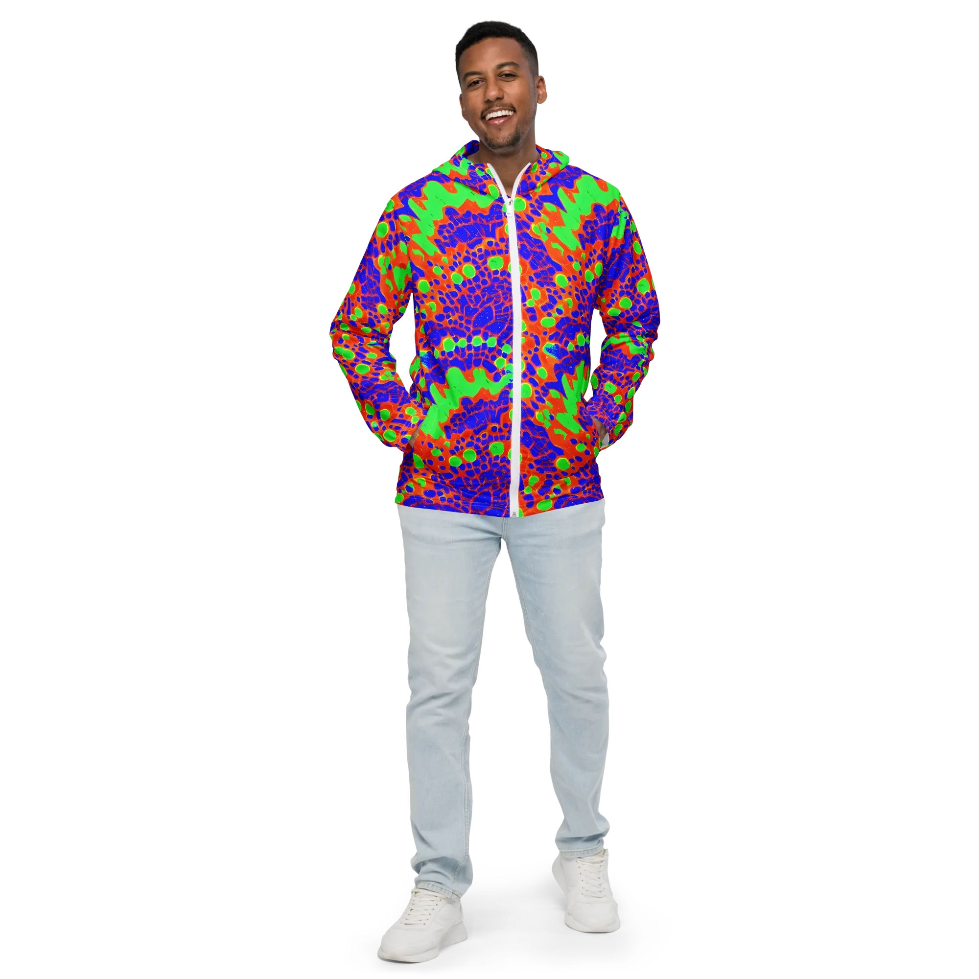 Solar Shock on Men's Windbreaker — Front