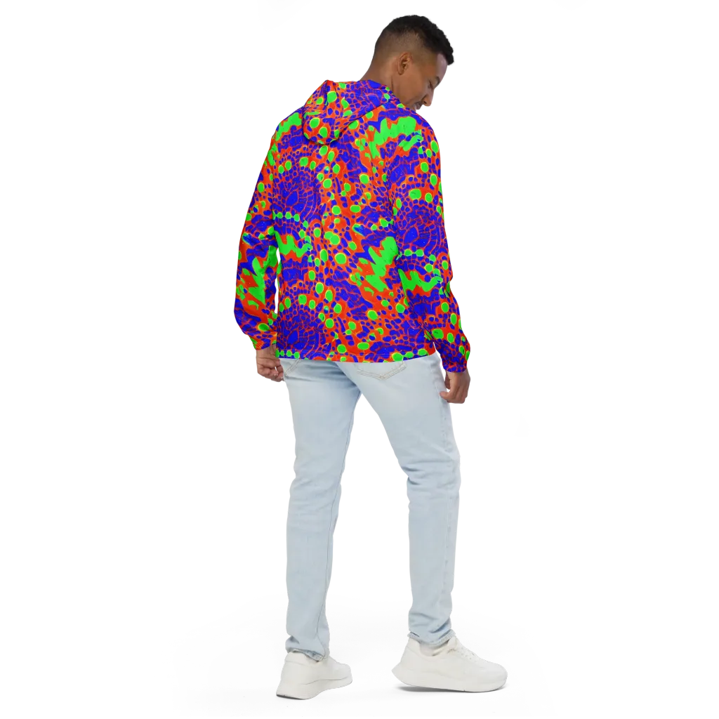 Solar Shock on Men's Windbreaker — Back