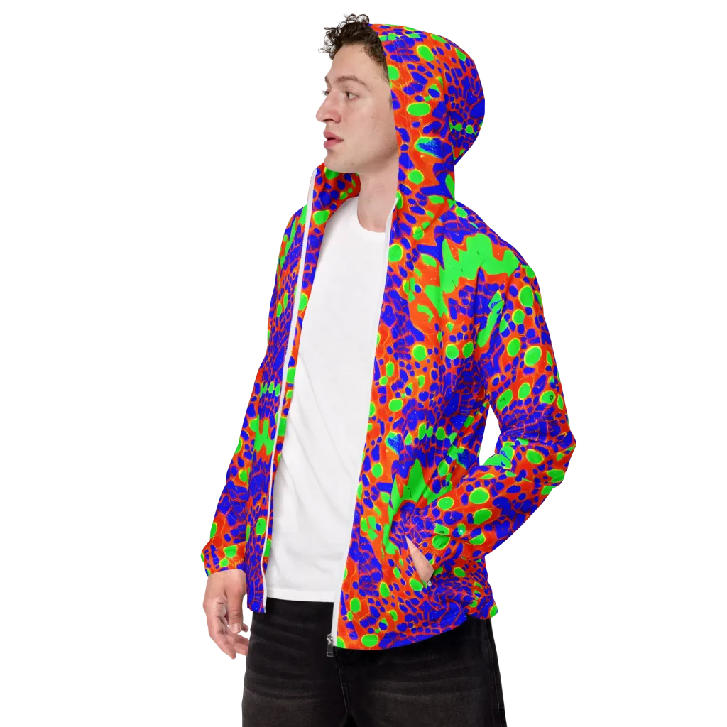 Solar Shock on Men's Windbreaker — Left Front