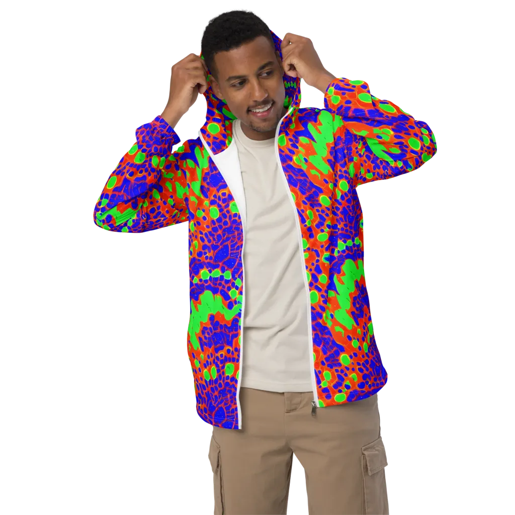 Solar Shock on Men's Windbreaker — Front
