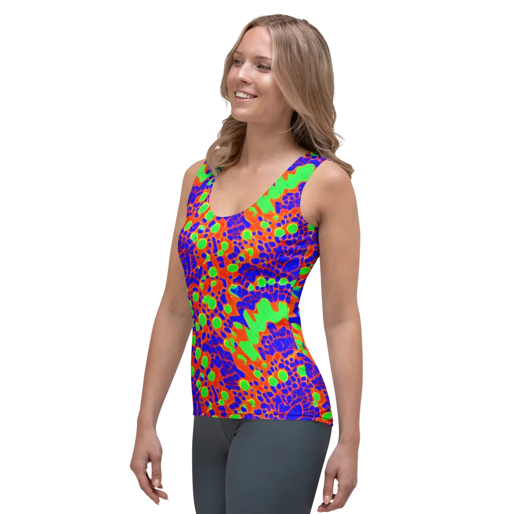 Solar Shock on Women's Tank Top — Left Front