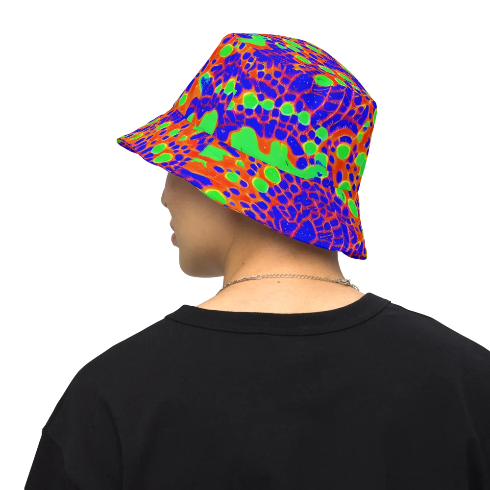 Solar Shock on Reversible Bucket Hat — Back Inside
