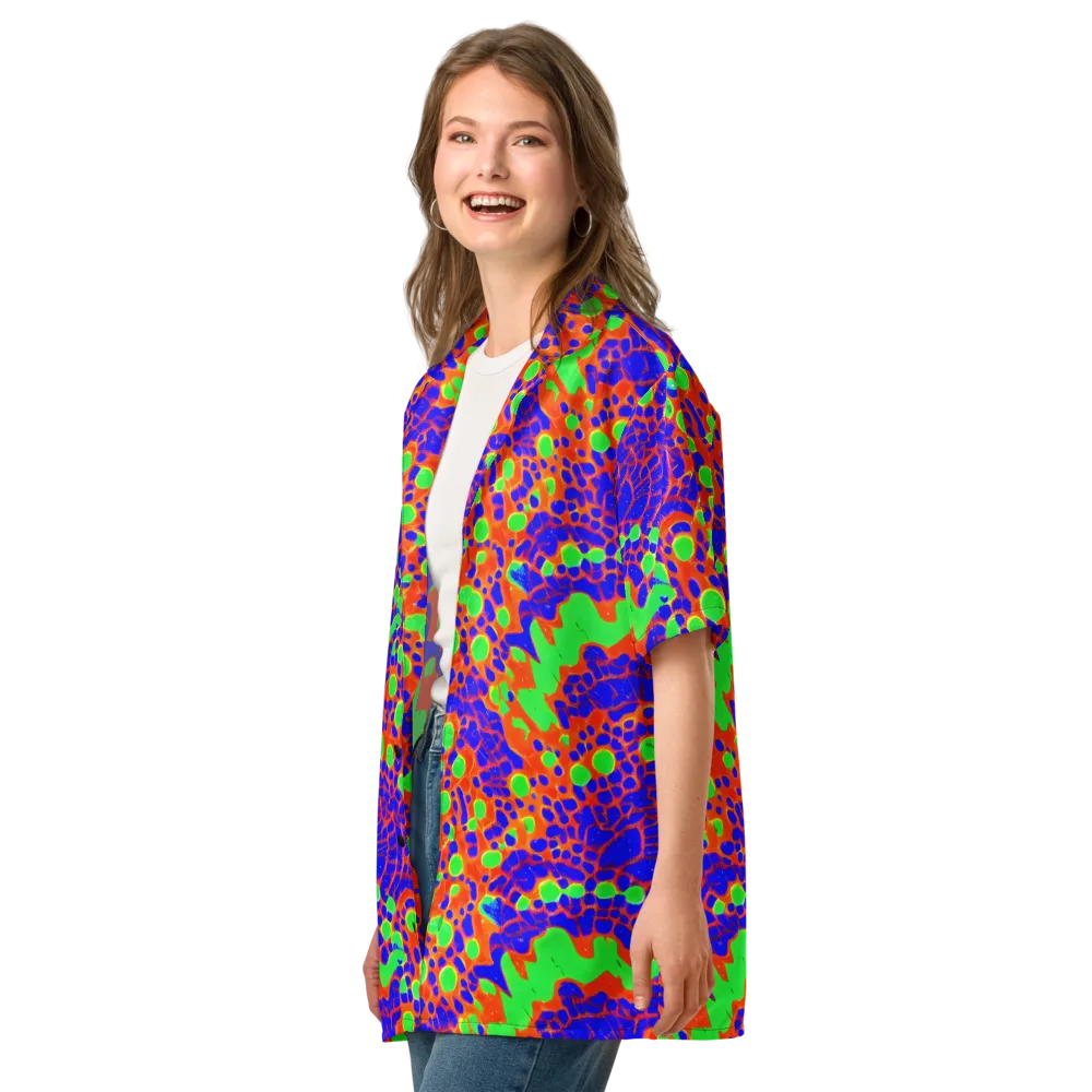 Solar Shock on Button Shirt — Left Front