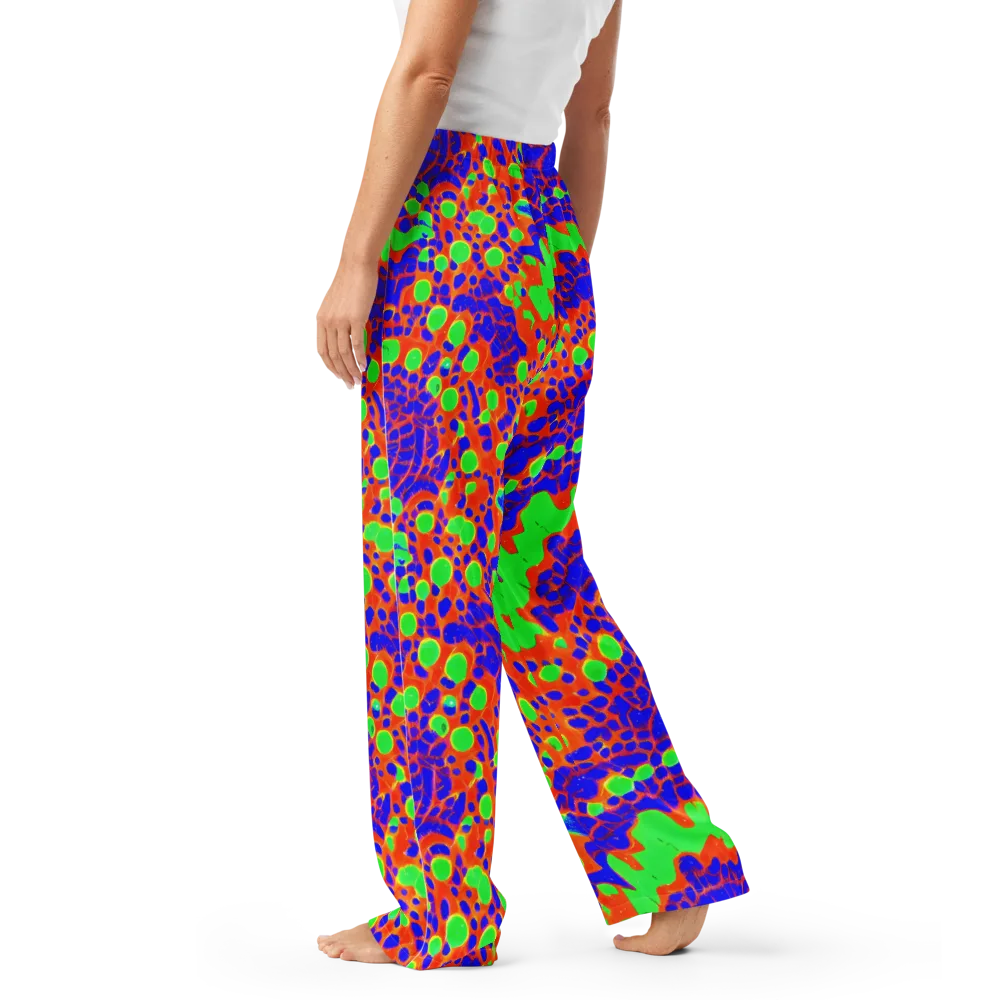 Solar Shock on Women's Pajama Pants — Left