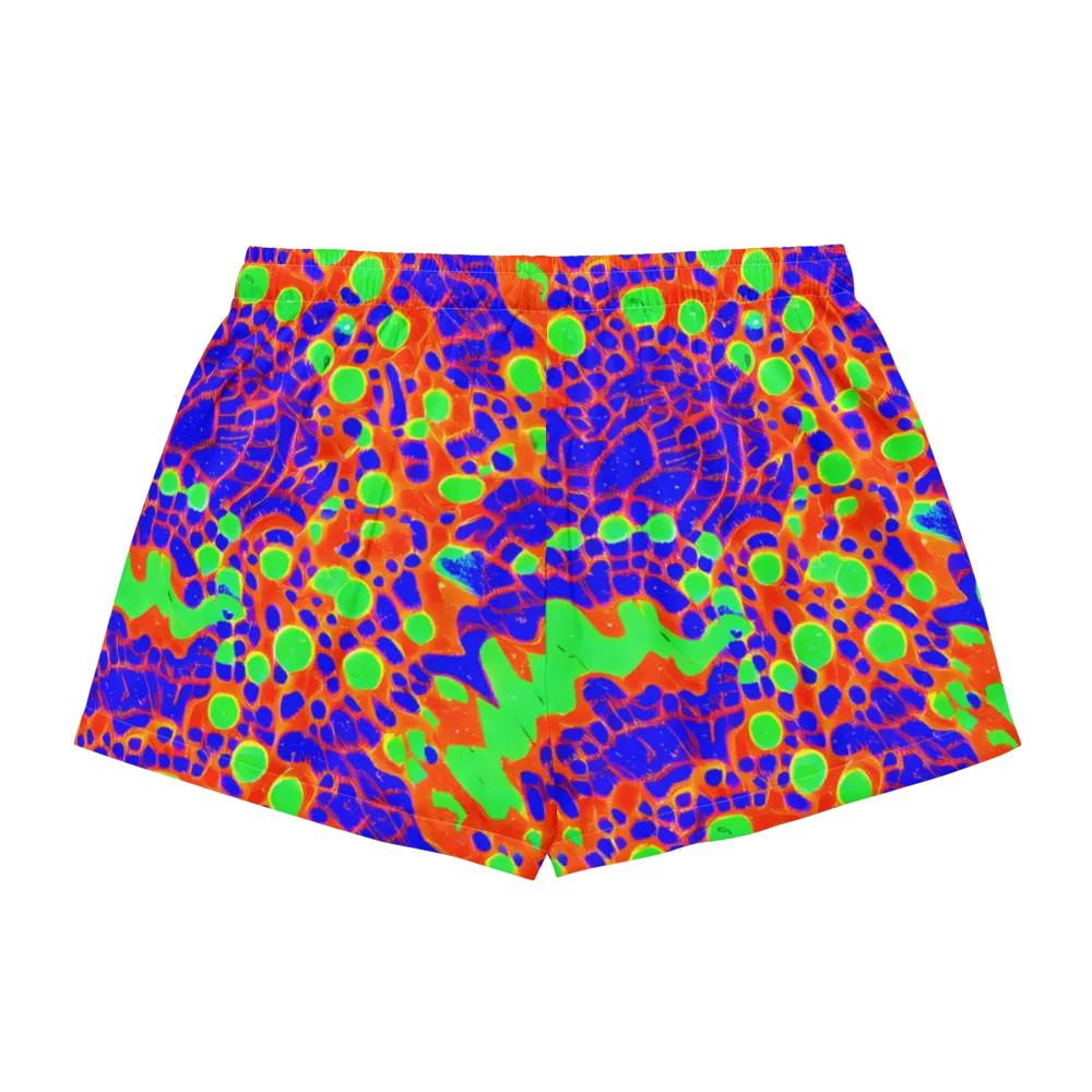 Solar Shock on Women's Pajama Shorts — Back