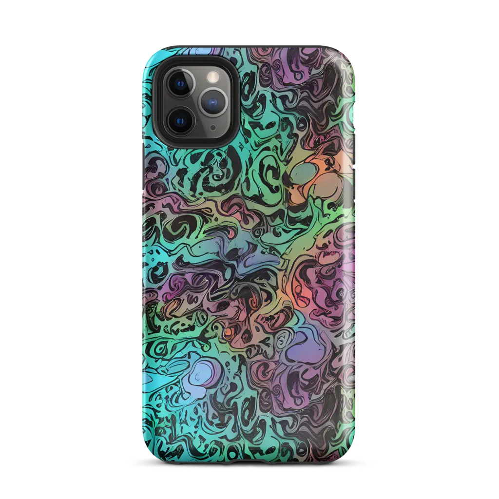 Aqua Maelstrom on Tough Case for iPhone® — Front