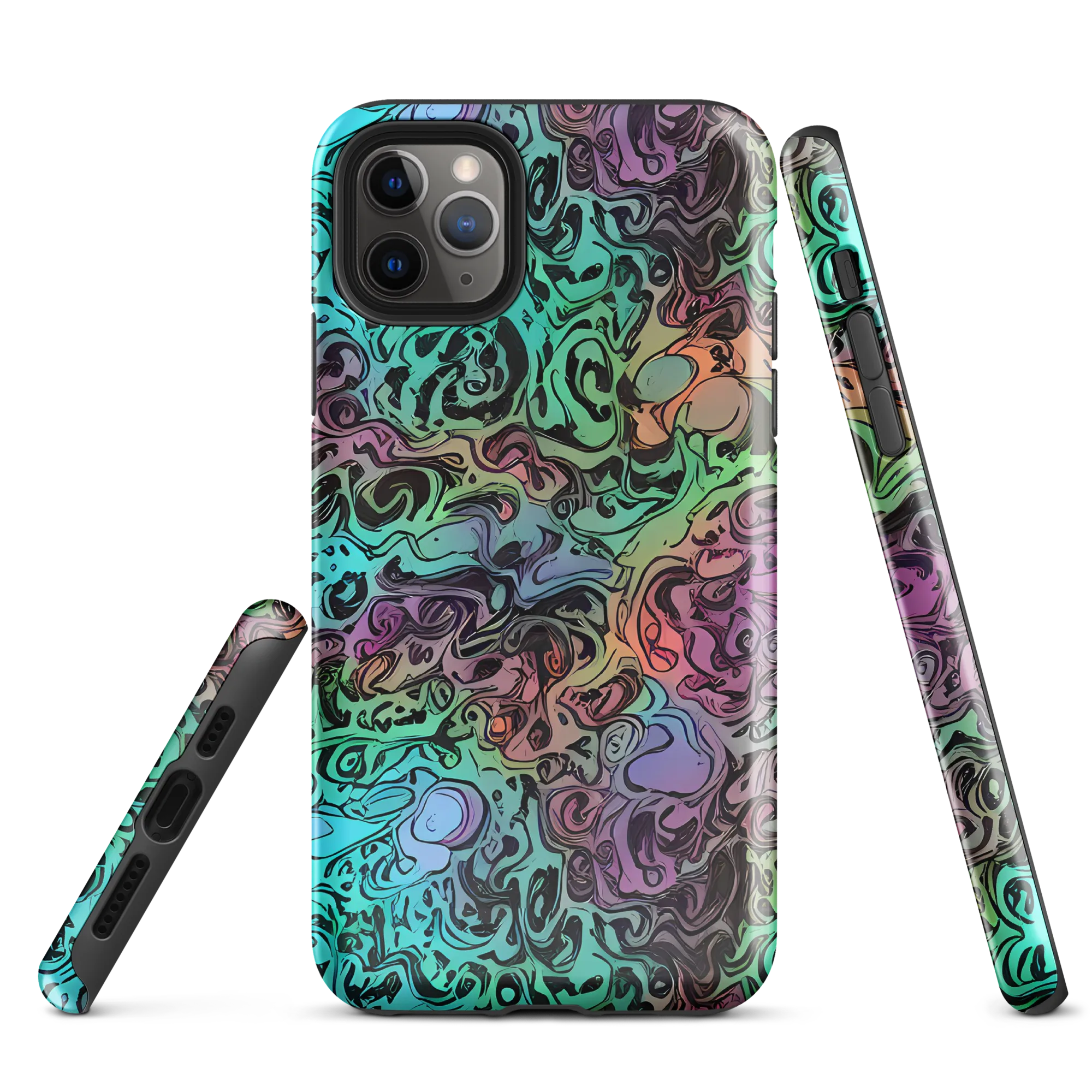 Aqua Maelstrom on Tough Case for iPhone® — Front