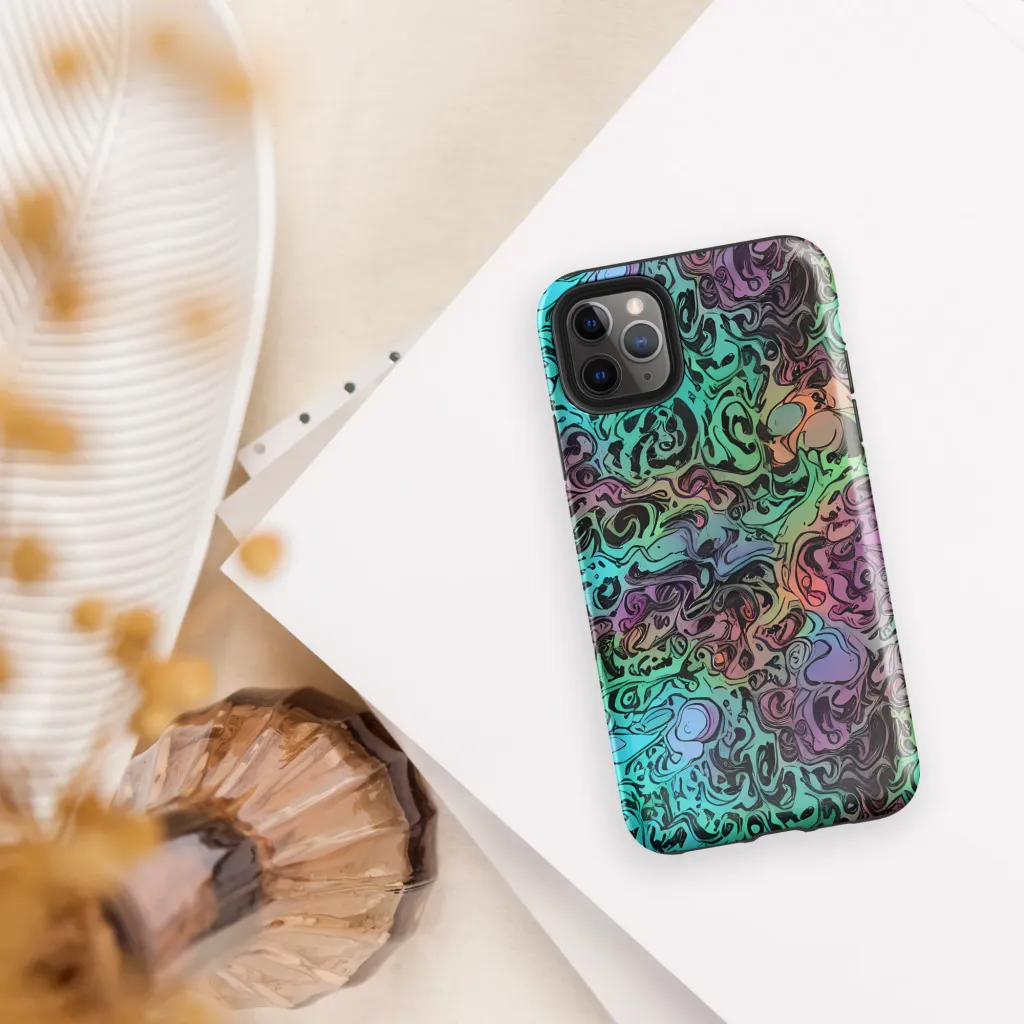 Aqua Maelstrom on Tough Case for iPhone® — Front
