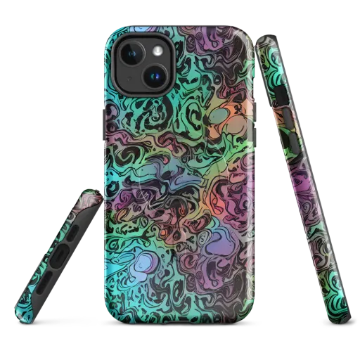 Aqua Maelstrom on a MagSafe Tough Case for iPhone®