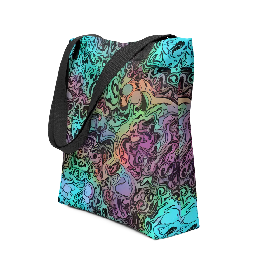 Aqua Maelstrom on Tote Bag — Front