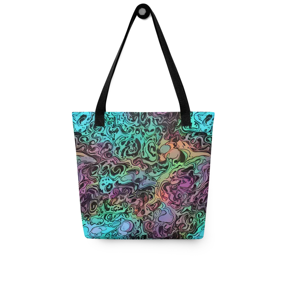 Aqua Maelstrom on Tote Bag — Front