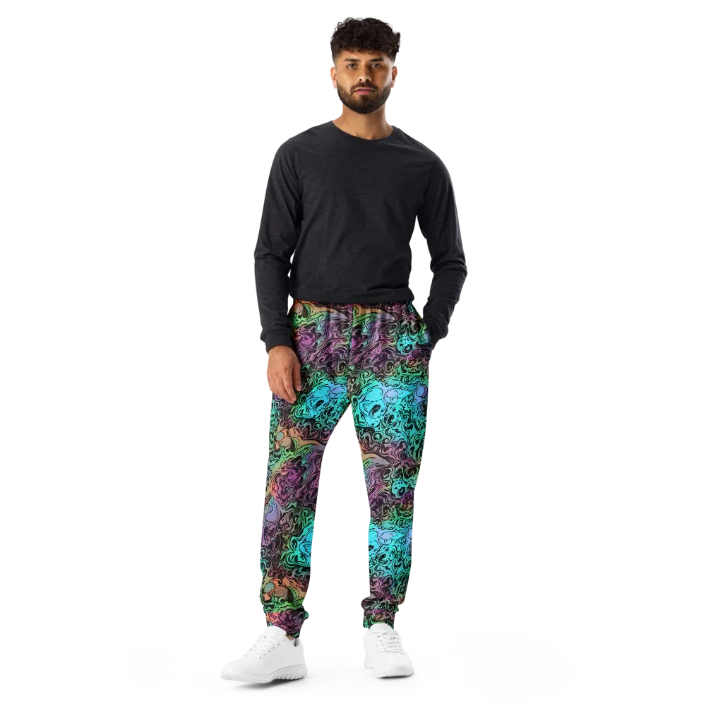 Aqua Maelstrom on Men's Joggers — Front